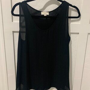 Loft Outlet Women's Black Tank Blouse Size M Medium
